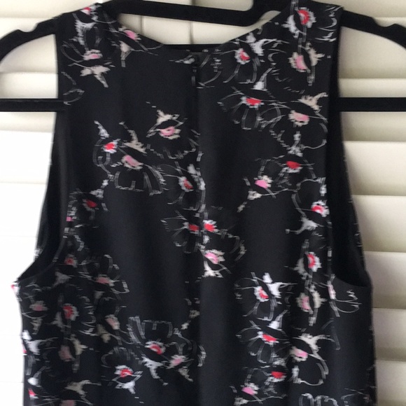 Floral print black dress by Banana Republic, size 4 Tall - Picture 3 of 4